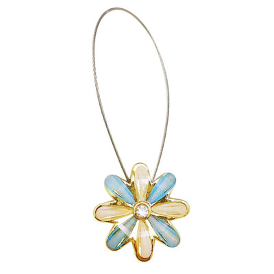 

1pc Flower Curtain Buckle Magnetic Free Installation European Style Curtain Buckle Curtain Clip Strap Accessories