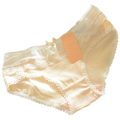 

Lovely Briefs Womens Multi-Color Cotton Soft Lace Bow-knot Underwear Briefs Knickers