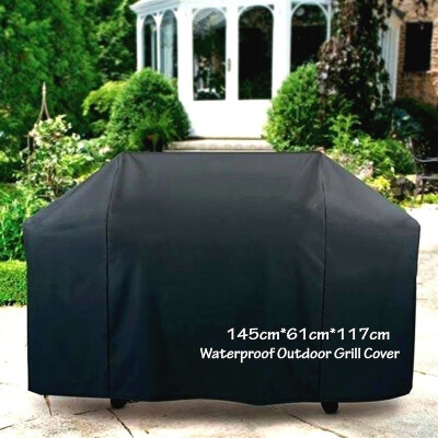 

Outdoor Grill Cover Waterproof Garden BBQ Grill Cover UV Protection Patio Dustproof Cover