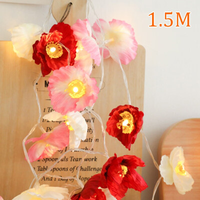 

Halloween LED String Lights Small Flower Christmas Room Layout Small Lanterns Wedding Decoration Battery Type Lights String