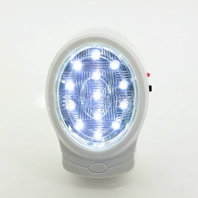 

〖Follure〗EU Wall Plug Rechargeable Emergency Light White Night Lamp Bulb KG-913 13 LED 2W