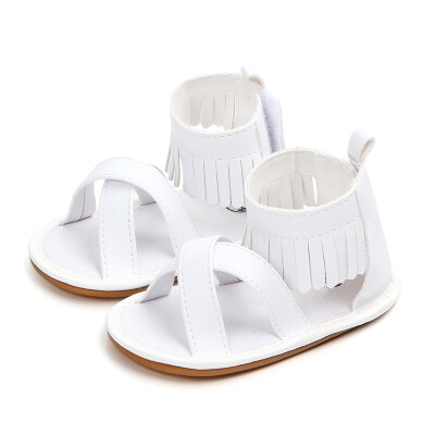 

Baby Girls Sandals Summer Toddler Infant Baby Girl Soft Crib Shoes Kids Anti-slip Prewalkers Sandals For Girls 0-18M