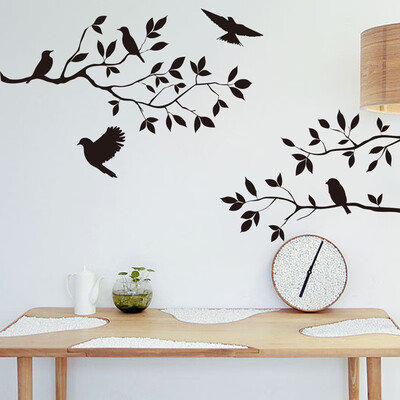 

JPGIF Tree Bird Removable Wall Sticker Vinyl Art Decal Mural Home DIY Decor