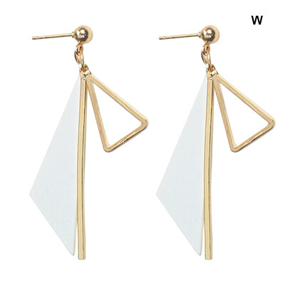 

2019 Women New Style Geometric Shape Trendy Earrings Personality Concise Casual High Quality Dangle Earrings