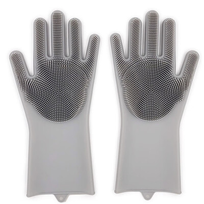 

NeillieN Silicone gloves dish washing gloves kitchen cleaning skid proof&heat insulation magic gloves Eco-Friendly gloves