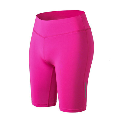 

Womens Compression Fit Tight Night Reflective High Waist Elastic Women Tight Bottom Slim shorts