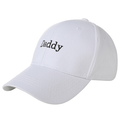 

New Baseball Cap DADDY Letter Embroidery Men&Women Wild Travel Visor Cap Student Couple Hat