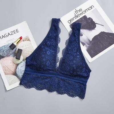 

Fashion Breathable Tube Top Sexy Lace Wrapped Chest Female Lingerie Women Padded Bras
