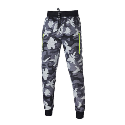 

Gobestart Fashion Mens To Keep Warm Zipper Winter Comfortable Camouflage Sweat Pants