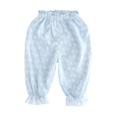

0-4Y 12 Style Baby Girls Boys Summer Cotton Coll Mosquito Bites Breathable Pants Sports Casual Toddler Floral Pattern Trousers