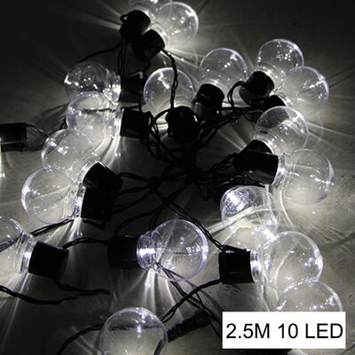 

UpperX 1pcs Solar energy Decor String Lights25M 10 LED LightsFairy Light for HomePatioGardenThanksgiving Transparent shell