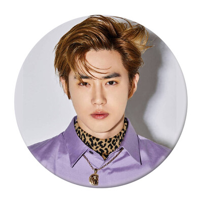 

KPOP EXO 5th Album LOVE SHOT Brooch Button Badge Accessories For Clothes Hat Backpack Decoration