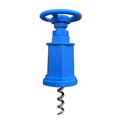 

Creative Mini Outdoor Stainless Steel Blue Corkscrew Wine Bottle Opener