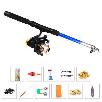 

Fishing Reel Rod Combo Set Fishing Pole Spinning Reel Set with Fishing Accessories