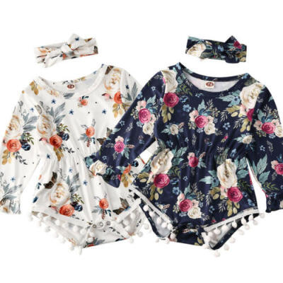 

AU Newborn Infant Baby Girl Romper Bodysuit Jumpsuit Outfit Clothes SetHeadband