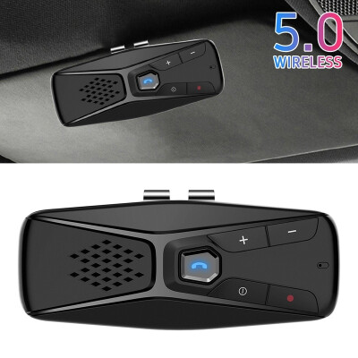 

Bluetooth 50 Handsfree Bluetooth Car Wireless Speaker Auto Sun Visor MP3 Player Speaker Phone for Phone Hands Free