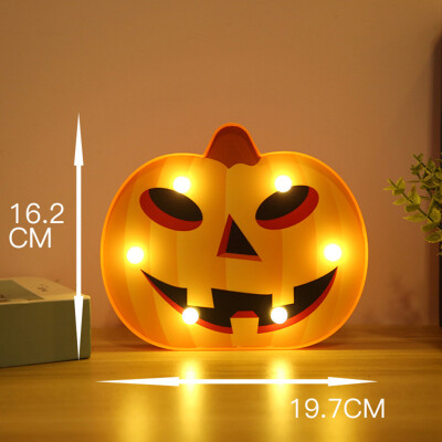 

Toponeto Halloween Bat Spider Skull Pumpkin Shape LED Decorative Night Light