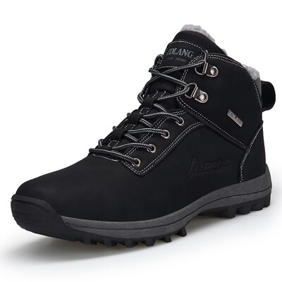 

Men Boots Winter Warm Boots Snow Boots with Warm Inner Lining