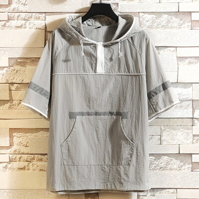 

Toponeto Mens Summer New Style Fashion Cap With Short Sleeves Comfortable Blouse Top
