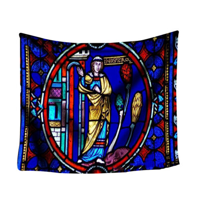 

Toponeto Colorful Print Tapestry Art Room Notre Dame Wall Hanging Tapestry Art Nature