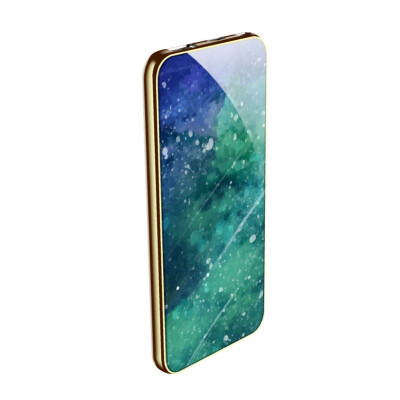 

2019 New 10000mAh Power Bank 18W PD30 QC30 Fast Charging Type-C Input Output Tempered Glass Surface