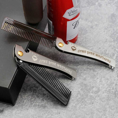 

Handmade Beard Comb Folding Comb For Hair Beards Mustaches