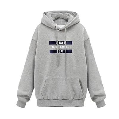 

Autumn Winter Letter Harajuku Print Pullover Thick Loose Women Hoodies Sweatshirt Female Casual Coat