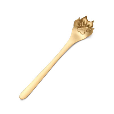 

Creative Cat Claw Stainless Steel Coffee Stirring Spoon Household Kitchen Tableware Teaspoon