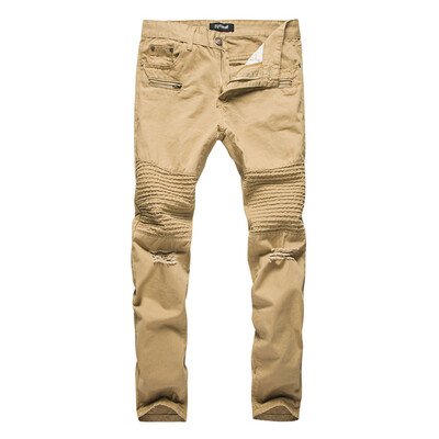 

Gobestart Men Casual Jogger Dance Sportwear Baggy Slim Designed Pants Slacks Sweatpant