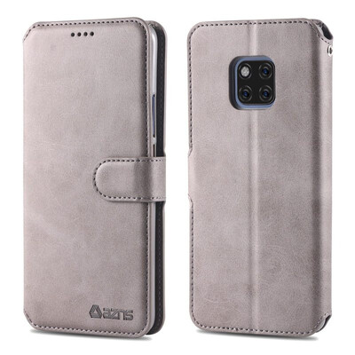 

MOONCASE Huawei Mate 20 Pro Dallas Series Leather Case - Gray
