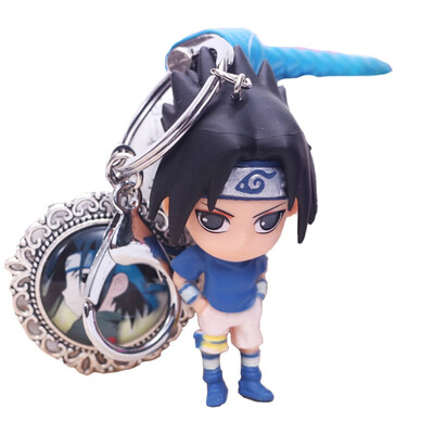 

Hot 3D Anime Keychain Keyring Naruto Keychain Figure Kakashi Naruto Doll Key chain