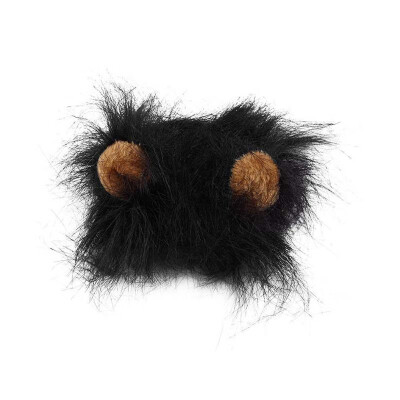 

Wholesale Pet Cat Dog Emulation Lion Hair Mane Ears Head Cap Autumn Winter Dress Up Costume Muffler Scarf