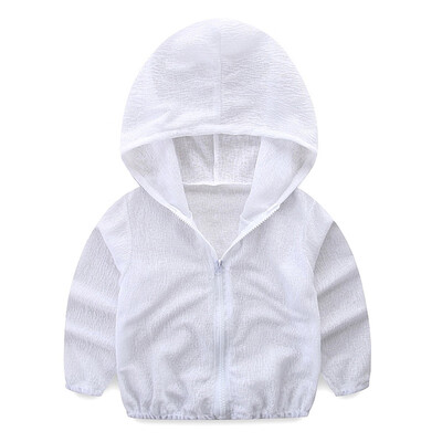 

Kids Sun Protection Clothing Coat Unisex Cute Pineapple Print UV Protection Quick Dry Thin Jacket with Hooded Zipper Baby Coat