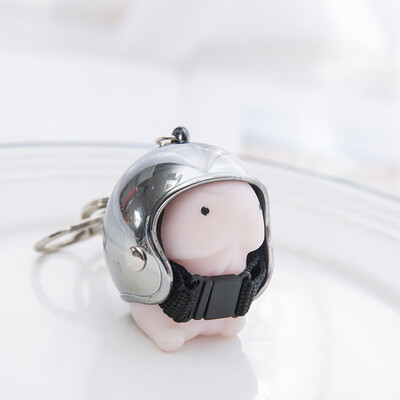 

Tailored Dingding Toy Helmet Cute Keychain Squeeze Stress Reliever Prank Toy BU