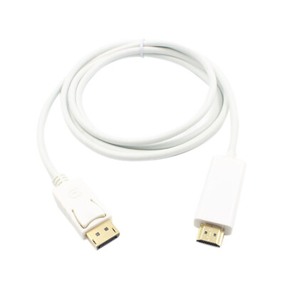 

DP to HDMI Cable Displayport 1080P Video Audio Cable Male to HDMI Male Adapter Cable for PC HDTV Projector Laptop