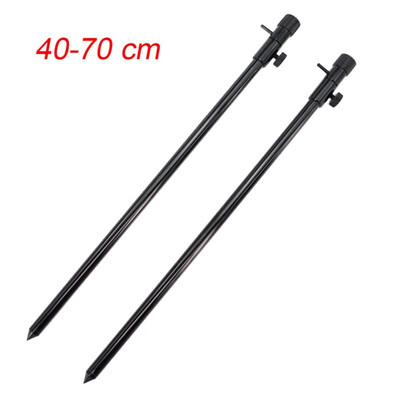

Fishing Rod Rack Aluminum Alloy Two-section Telescopic Portable Fishing Rod Rest Ground Insert Pole Stand Fishing Rod