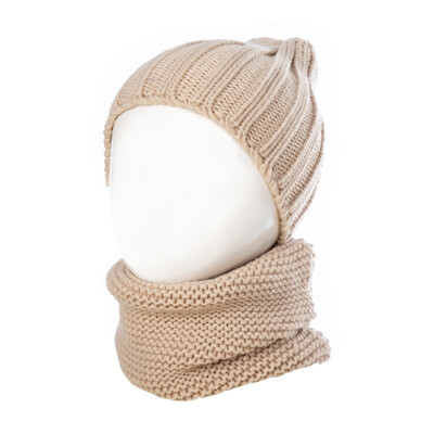 

2Pcs Solid Kids Cap Scarf Autumn Winter Newborn Baby Knitted Hats Scarves Set Boys Girls Warm Knitted Beanie 0-3Y