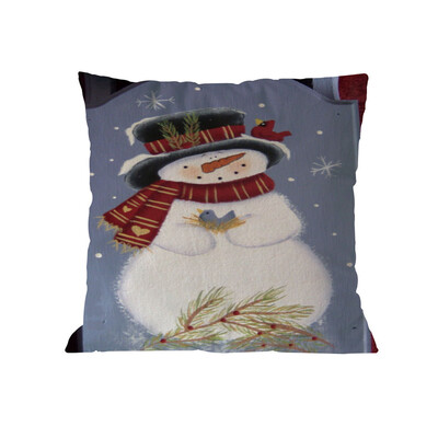 

Tailored Christmas Cotton Soft Pillow Case Sofa Waist Throw Cushion Cover Home Decor