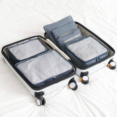 

6 Pcs Household Portable Oxford Travel Storage Bags Pouches Set Multi-functional Clothing Sorting Packages Packing Cubes Waterproo