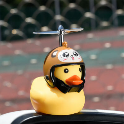 

New Arrival Cartoon Yellow Silica Gel Little Duck Shape Car Decoration 12 Zodiac Duck Head Car Accessories