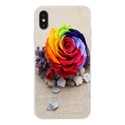 

TPU Soft Phone Case for Huawei Y3 2018 Huawei Y3 2017 Back Cover Rose butterfly flower cat dog style