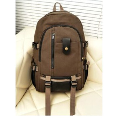 

Men Canvas Backpack Multifunction School Rucksack Vintage Satchel Shoulder Laptop Bag Travel Male Canvas Backpack