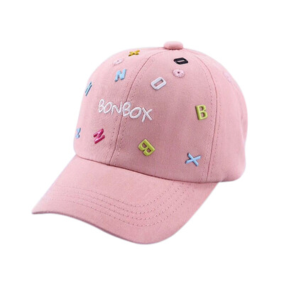 

Children Boys Girls Cap Letters Alphabet Print Caps Hats Toddlers Adjustable Sun Protection Casual Visors