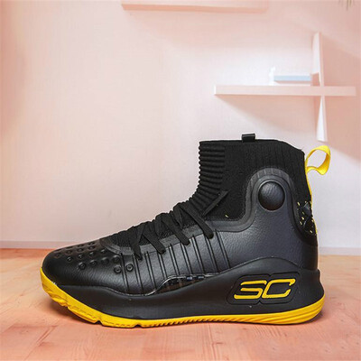 

2019 New Stephen Curry 4 Mens Basketball Shoes Top Quality 4s Triple White Black Gold Championship MVP Finals Sports Sneakers Runn