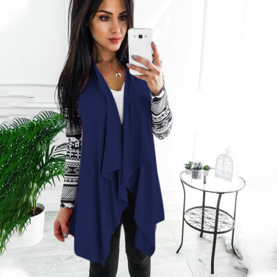 

Tailored Autumn Winter Womens Fashion Casual Turn-down Collar Open Cardigan Jacket Coat