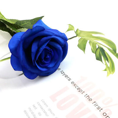 

Vintage Silk Rose Flower European Artificial Flowers Fall Vivid Peony Fake Leaf Wedding Home Party Decoration Silk Flower