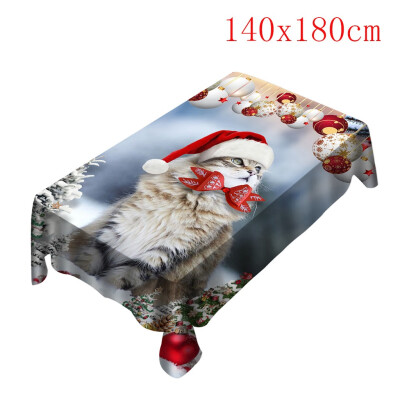 

Tailored Christmas TableclothChair Cover Digital Printing Christmas Table Decoration