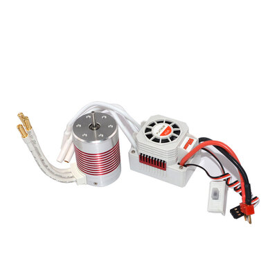 

Replacement for 110 RC Car Truck Toy Aluminum Water Resistance Brushless Motor 3650&60A ESC Set 2300KV