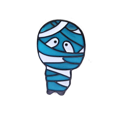 

Cute Halloween Cartoon Spooky Pumpkin Head Mummy Pins Brooch Jewelry Gifts