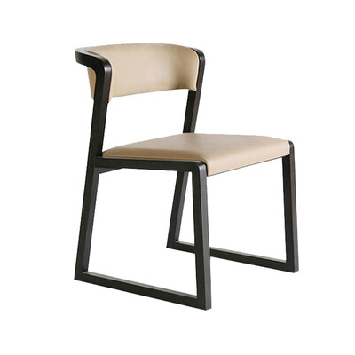 

Cheap&comfortable home furniture oak wood leather upholstery dining chair